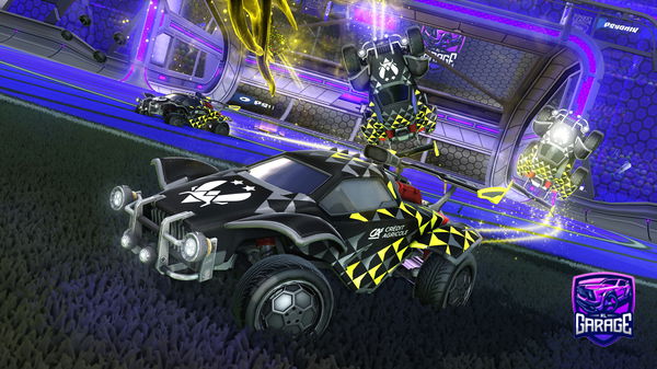 A Rocket League car design from pkpk