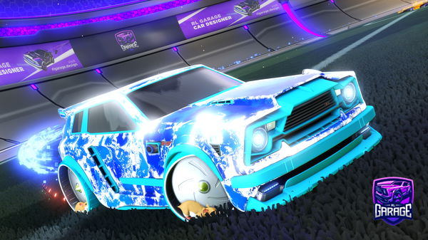 A Rocket League car design from Theduckrules