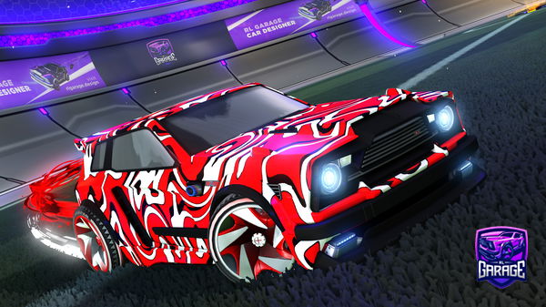 A Rocket League car design from Filetito09