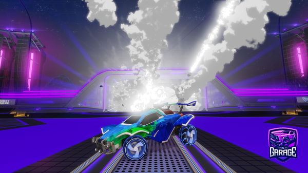 A Rocket League car design from sublimed