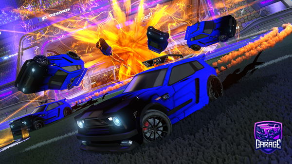 A Rocket League car design from Wiseman707