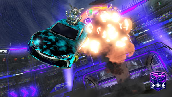A Rocket League car design from Turtlejuicee