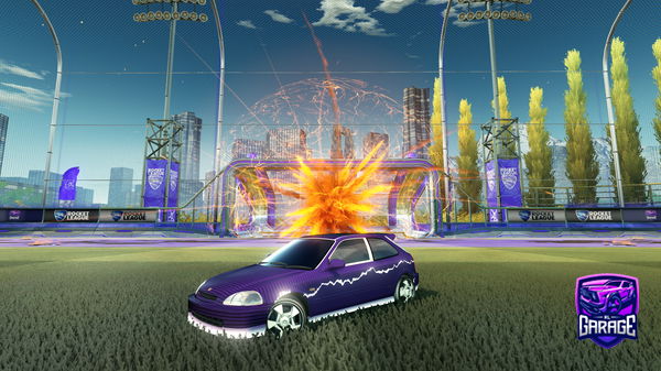 A Rocket League car design from ybarx03