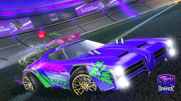 A Rocket League car design from Alpha_fish