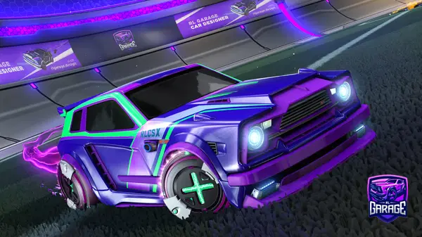 A Rocket League car design from Synat