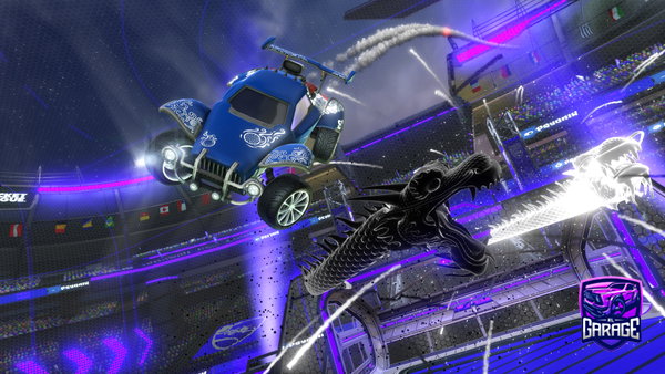 A Rocket League car design from Icemanflood