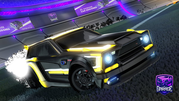 A Rocket League car design from _Loner_