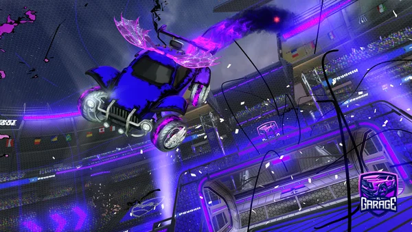 A Rocket League car design from SkyShadox