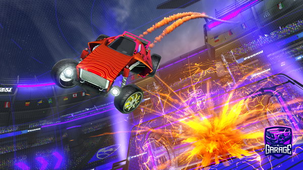 A Rocket League car design from jkloliop