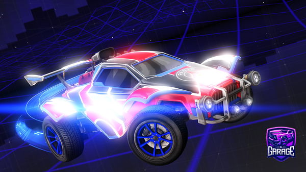 A Rocket League car design from Ghost23134