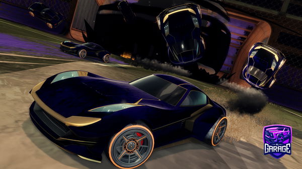 A Rocket League car design from gmgk7890