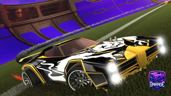 A Rocket League car design from Laurinha