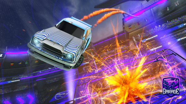 A Rocket League car design from Mimjad98