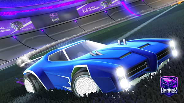 A Rocket League car design from mibble