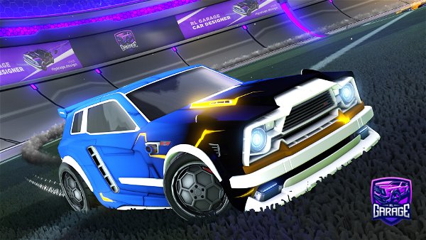 A Rocket League car design from Cleclelenoob_on_switch