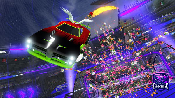 A Rocket League car design from nightskiez