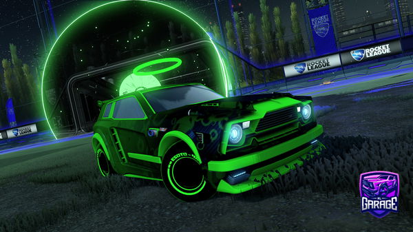 A Rocket League car design from WoLfGaNg1