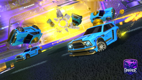 A Rocket League car design from lucolightning09
