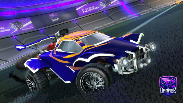 A Rocket League car design from DrippyZilla