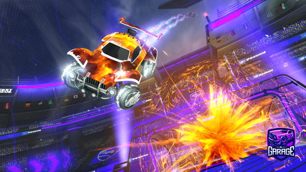 A Rocket League car design from Viratela