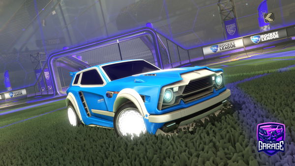 A Rocket League car design from ClippedByArtxc