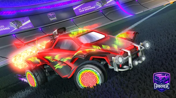 A Rocket League car design from Forn3uzz