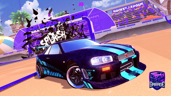 A Rocket League car design from LNHlulu59