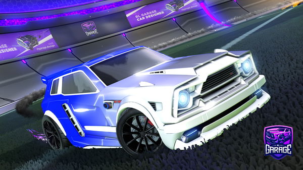 A Rocket League car design from spaldhinos