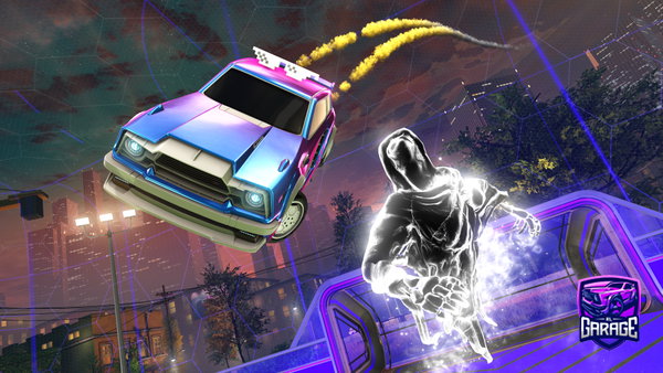 A Rocket League car design from SlowBathroom