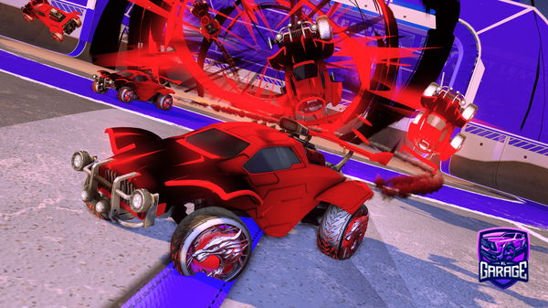 A Rocket League car design from H20_Tsunami