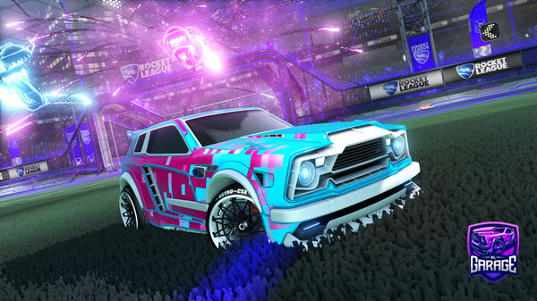 A Rocket League car design from hxrimau