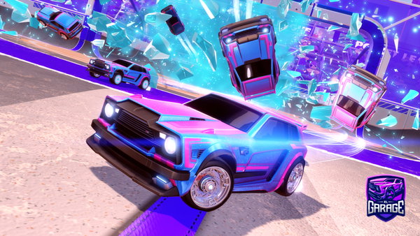 A Rocket League car design from IwantZombas77