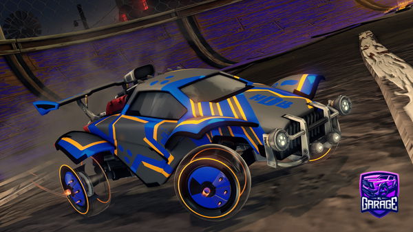 A Rocket League car design from est-oc31