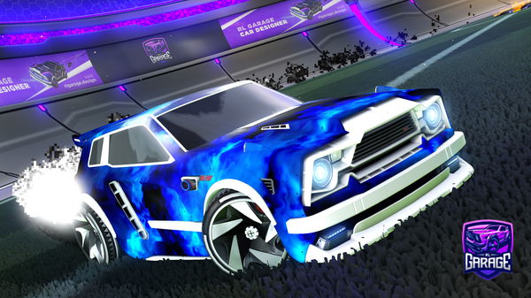 A Rocket League car design from AsapZone