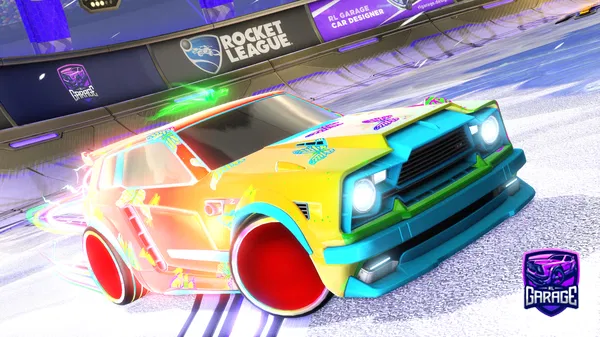 A Rocket League car design from ItsBulletMush