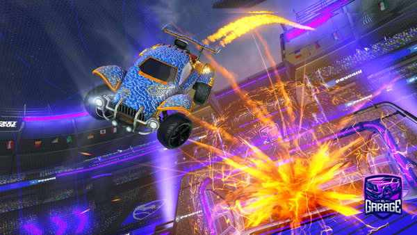A Rocket League car design from Sxolaris