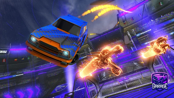 A Rocket League car design from luffydark