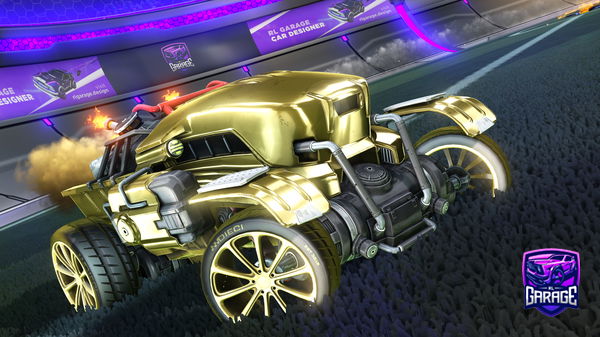 A Rocket League car design from slendermoss