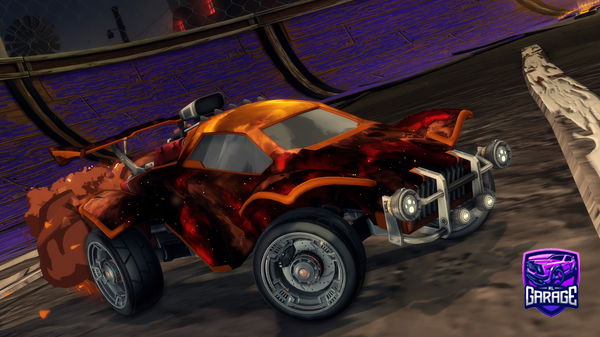 A Rocket League car design from OmegaActive