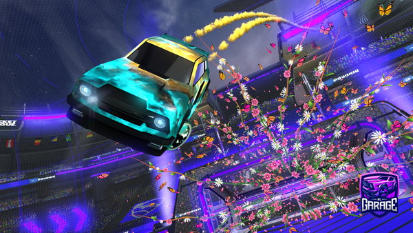 A Rocket League car design from Rlhead14
