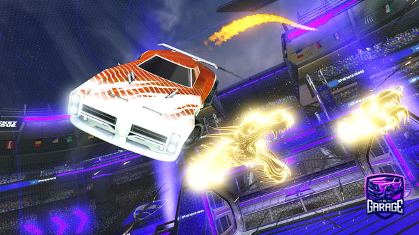 A Rocket League car design from Giyuamv