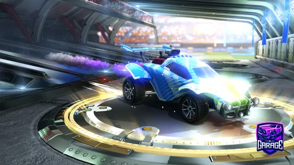 A Rocket League car design from paw0100