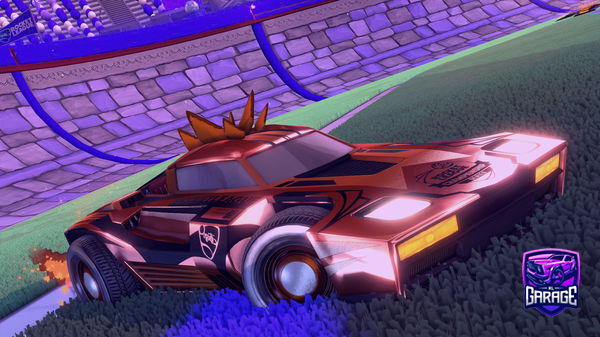 A Rocket League car design from WakTasticYT