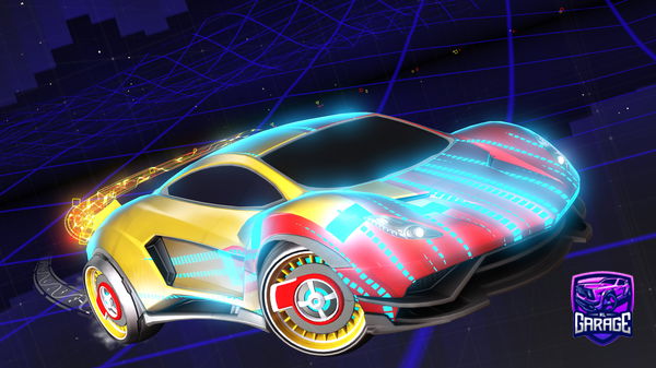 A Rocket League car design from Raiyu