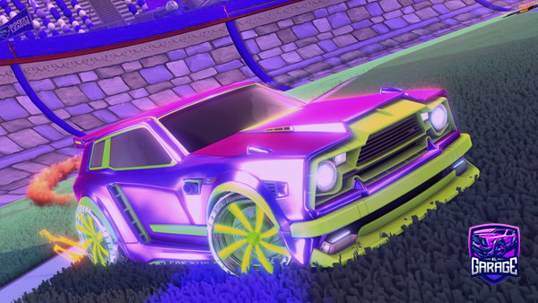 A Rocket League car design from CountlessPlayz
