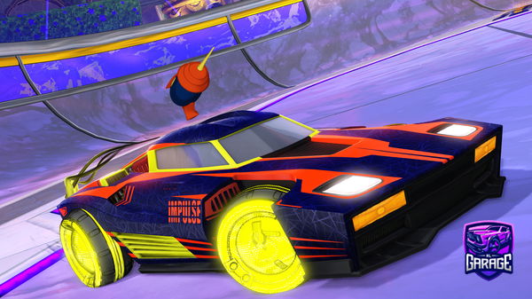 A Rocket League car design from NVGGET