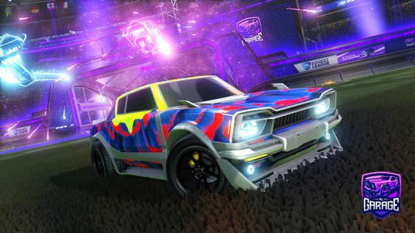 A Rocket League car design from Metricmusty