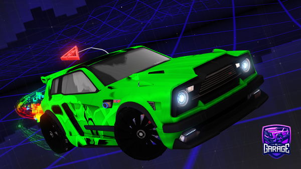 A Rocket League car design from Dxrkrl1