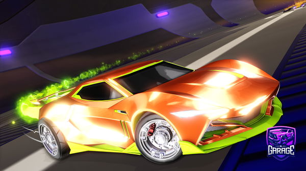 A Rocket League car design from hyadan