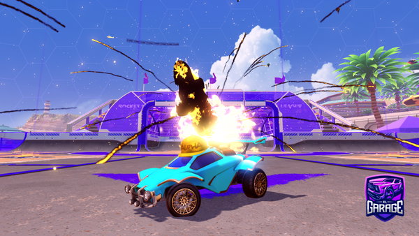 A Rocket League car design from SweatyBaller05